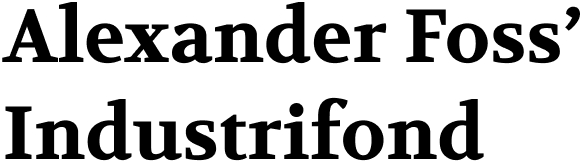 Alexander Foss' Industrifond